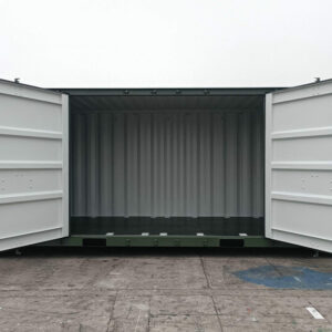 Contenedor de 20 pies con acceso lateral completo