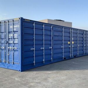 Contenedor maritímo de 40 pies HC con puertas laterales
